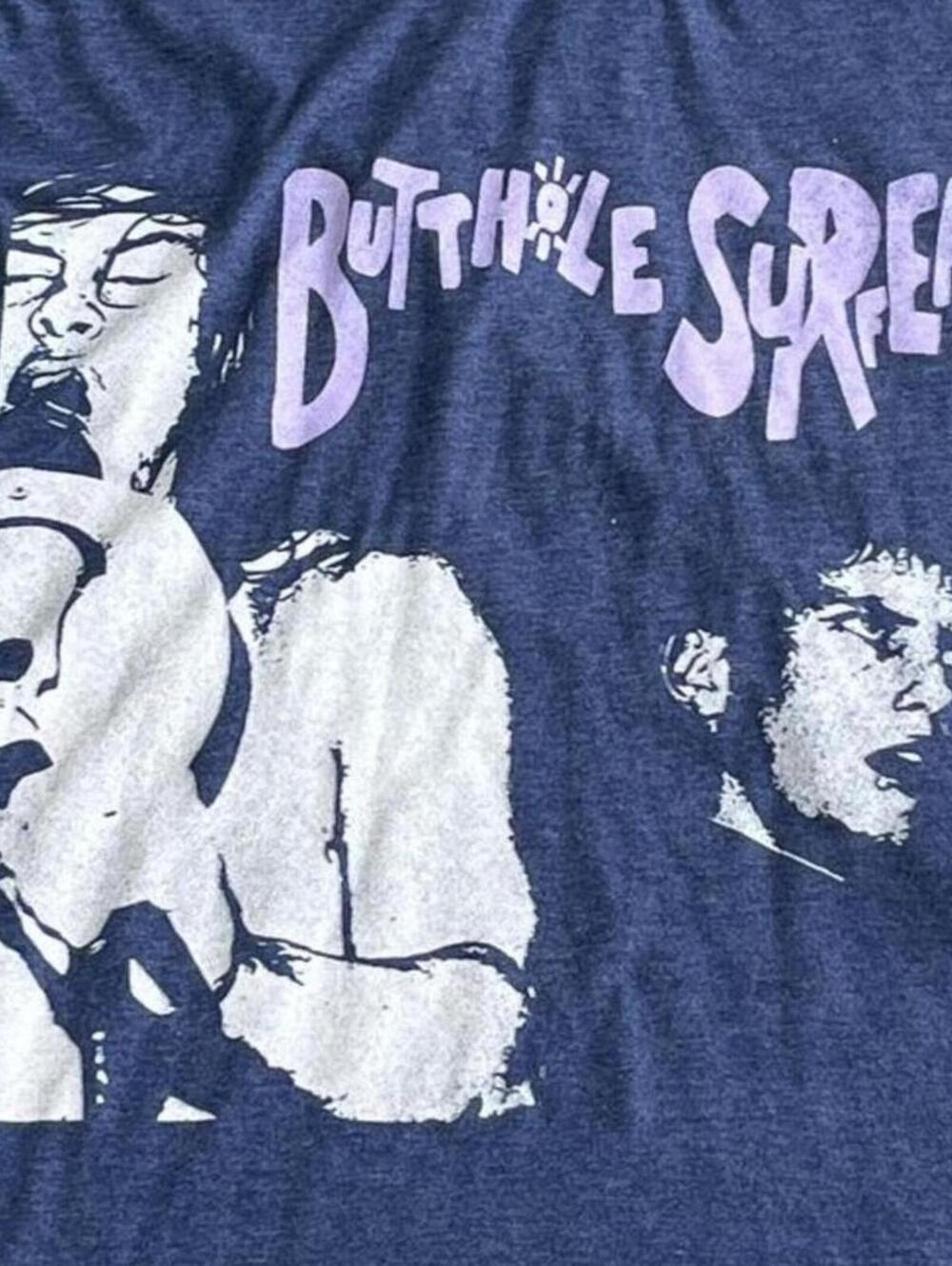 But**ole Surfers Preowned Large Ringer T-shirt